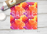 Abstract watercolor hand paint Patterned HTV 162